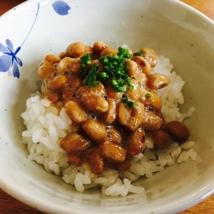 納豆の食べ方-しその穂♪